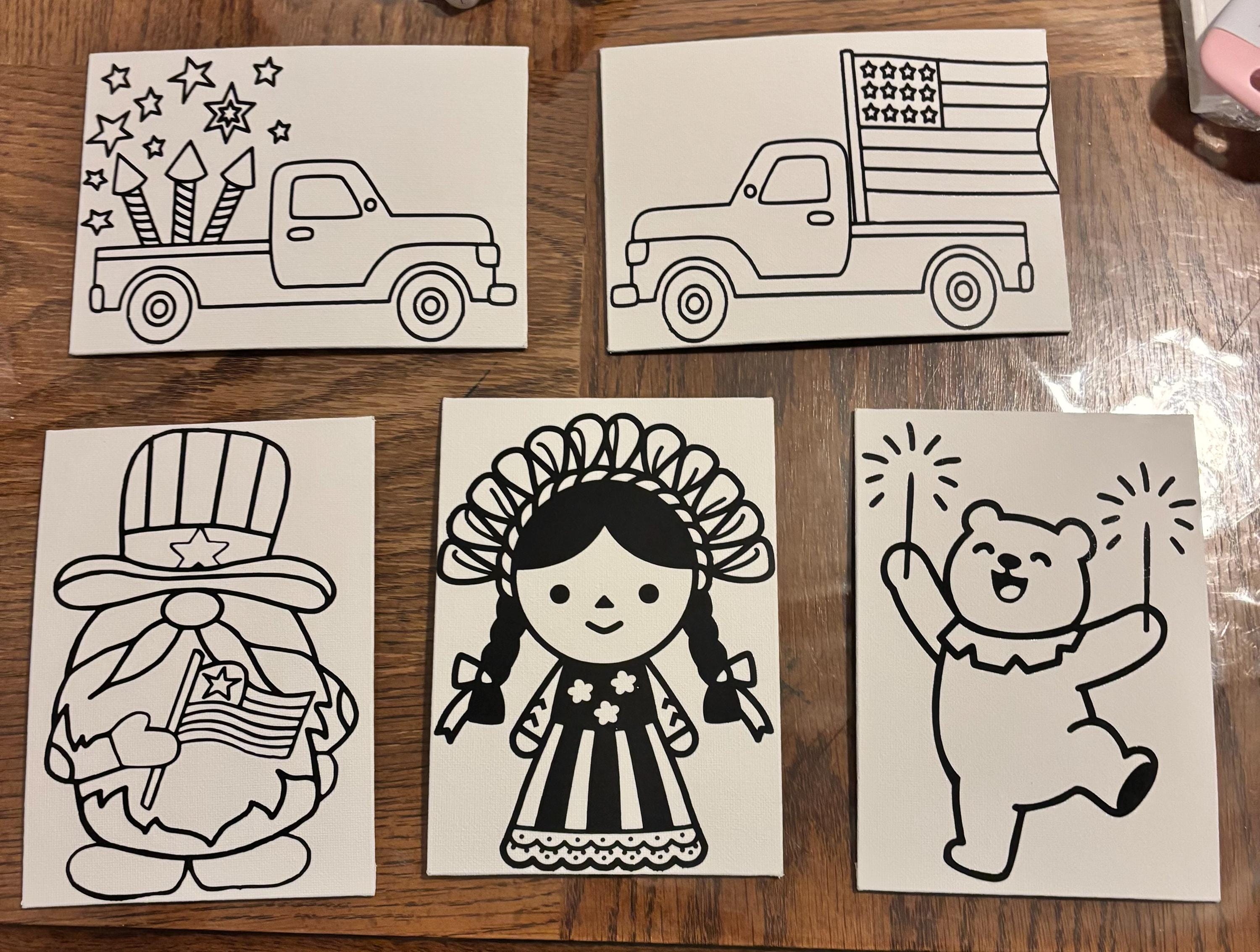 Paint Kits - 4th of July Theme